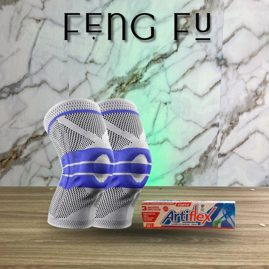 Par de Rodilleras Ortopédicas Deportivas + Crema Artiflex Forte
